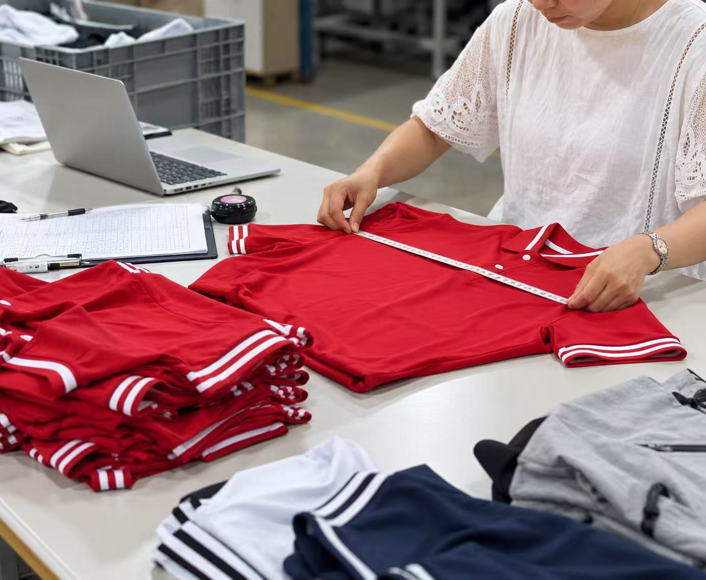 Finished garment measurement inspection