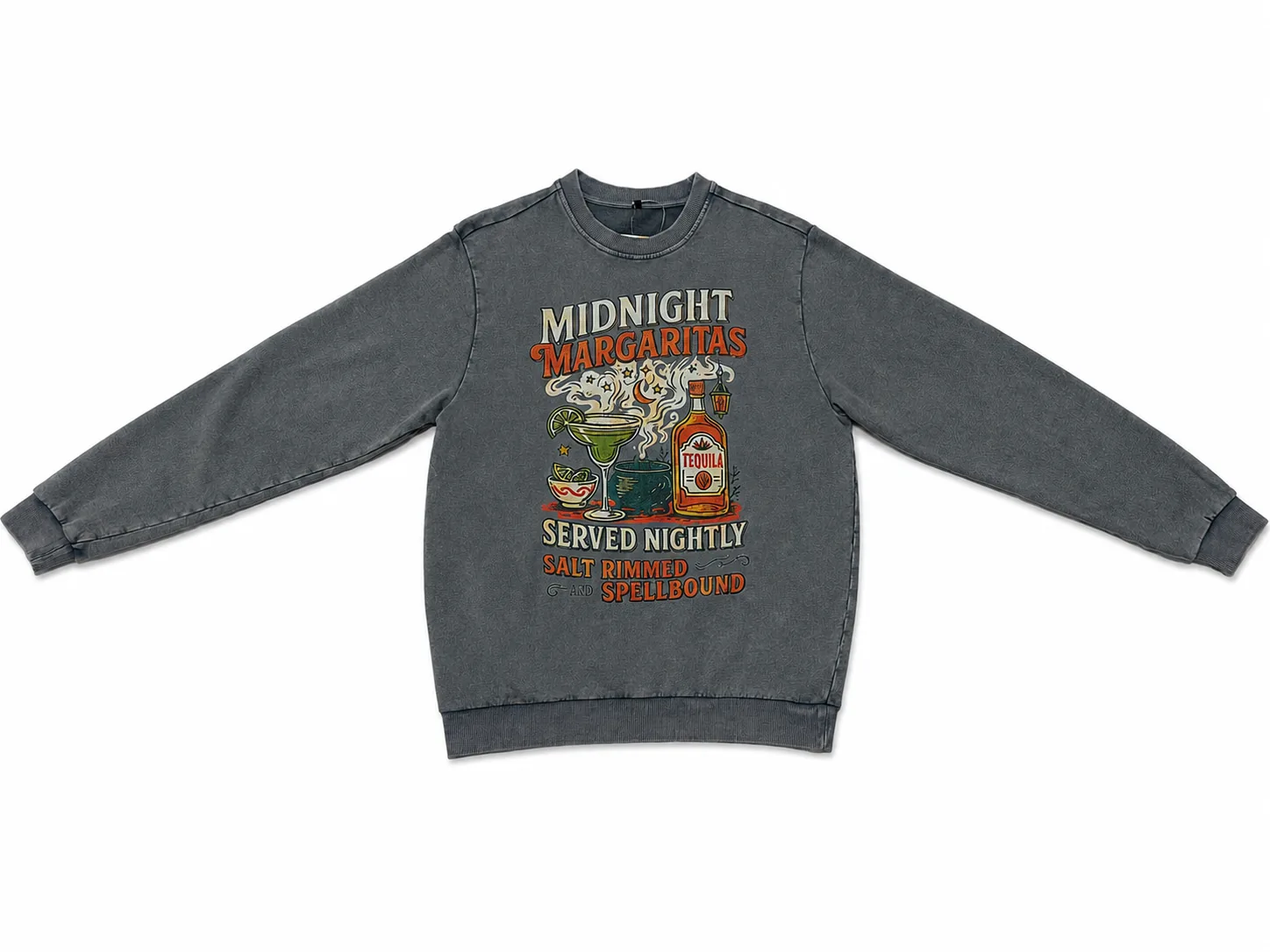 Vintage Snow-Washed Graphic Sweatshirt — 1